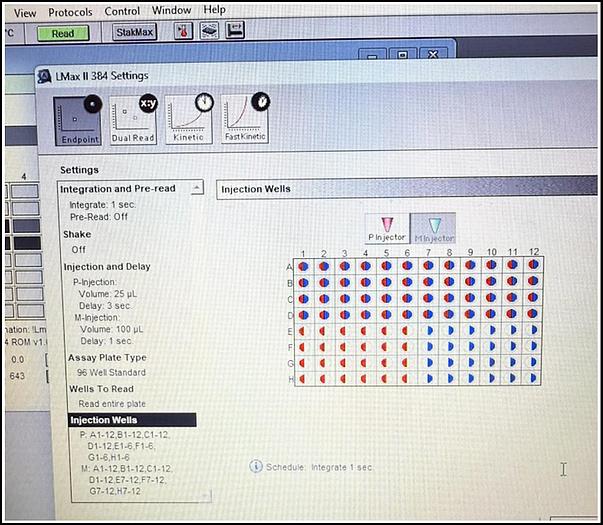 Used Molecular Devices LMax II 384 Luminometer LB960 Injectors w WARRANTY