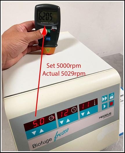Used Heraeus Sorvall Refrigerated MicroCentrifuge Biofuge Fresco w WARRANTY