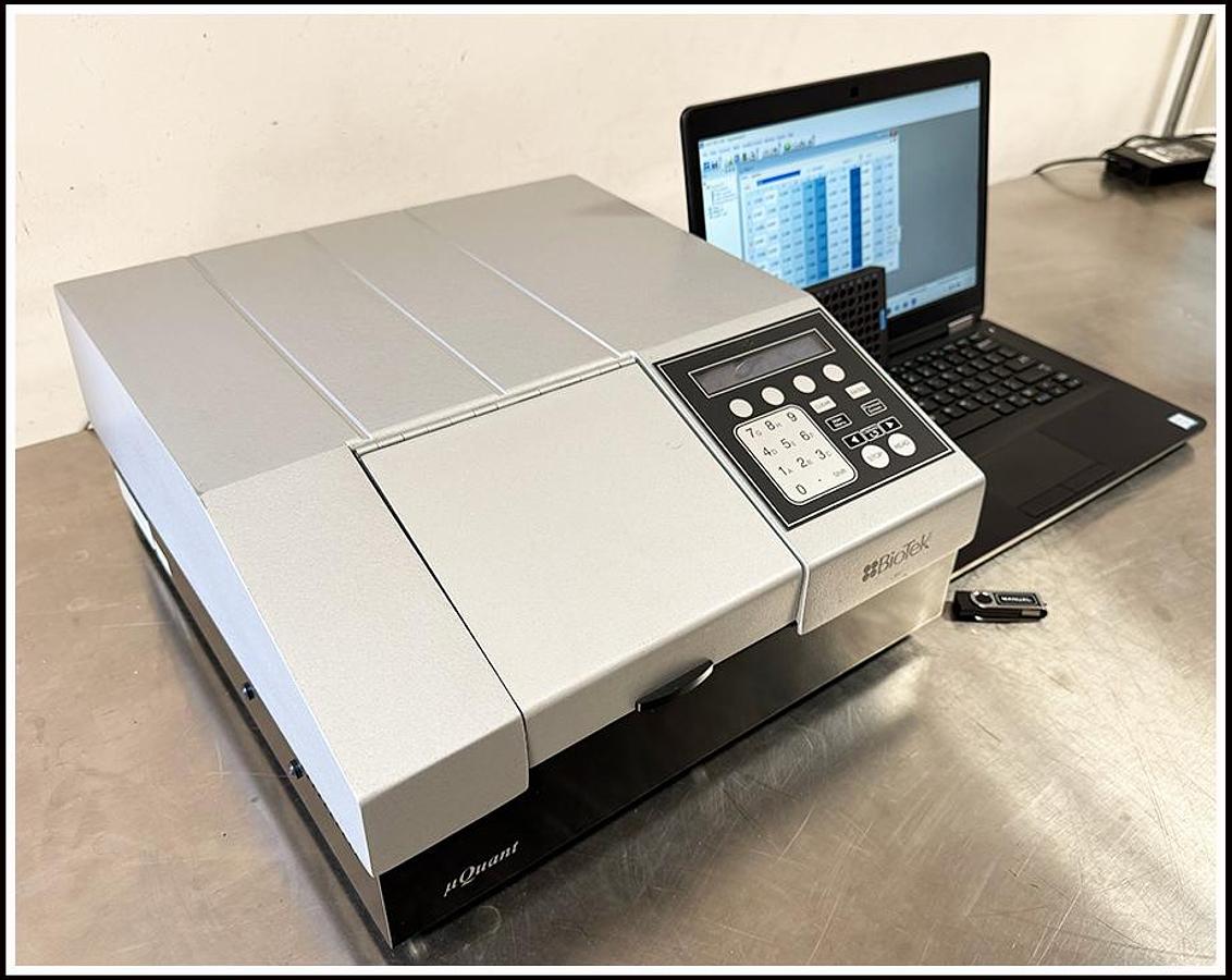 Used Bio-Tek uQuant Microplate Reader Complete w WARRANTY