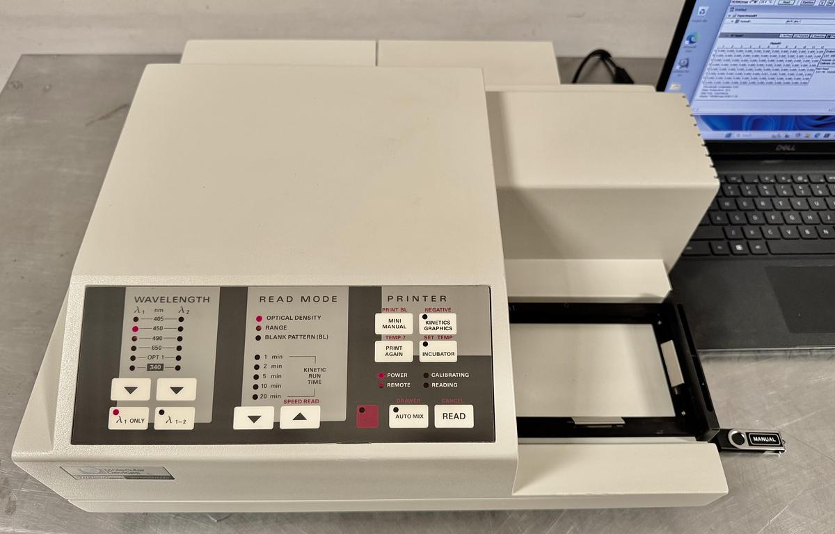 Used Molecular Devices ThermoMax Microplate Reader COMPLETE w WARRANTY