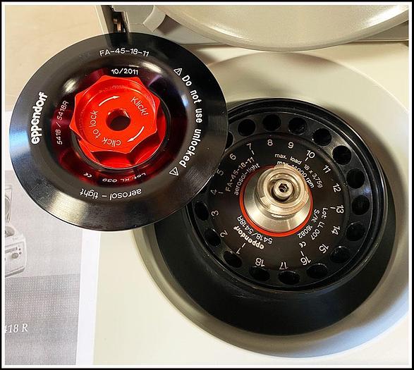 Used Eppendorf 5418 Microcentrifuge Centrifuge w WARRANTY