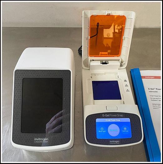 Used Invitrogen E-Gel Power Snap Electrophoresis System w Camera & WARRANTY