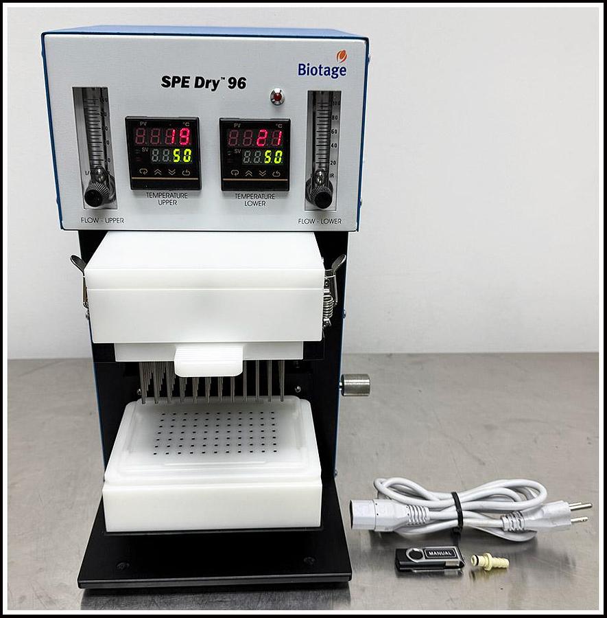 Used Biotage Jones Spe-Dry 96 Microplate Evaporator Concentrator w WARRANTY