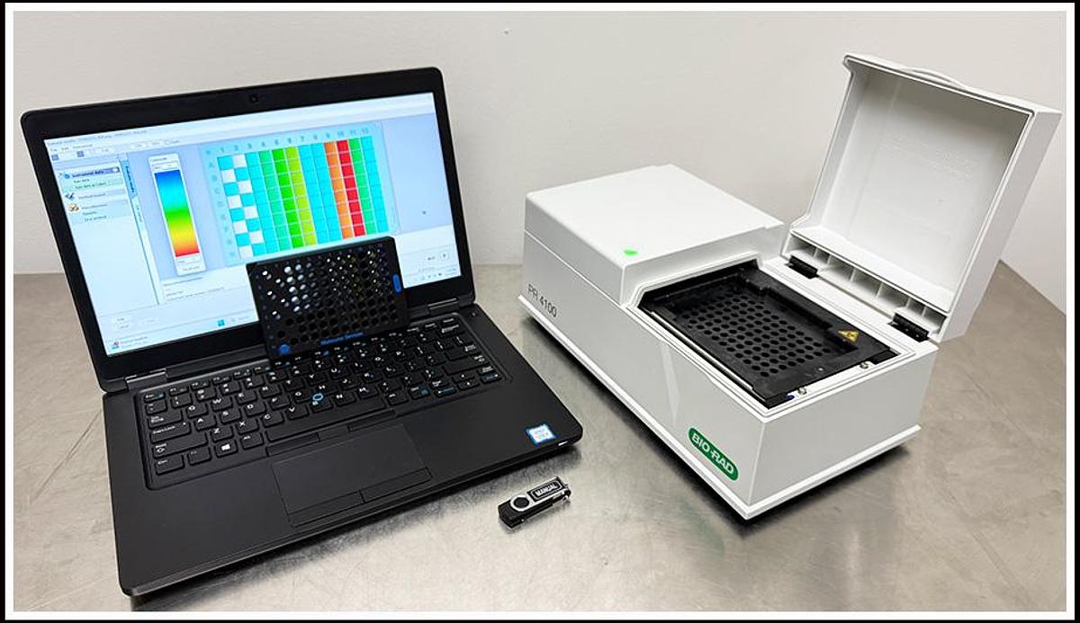 Used Bio-Rad PR-4100 Tecan F50 Microplate Reader COMPLETE w WARRANTY