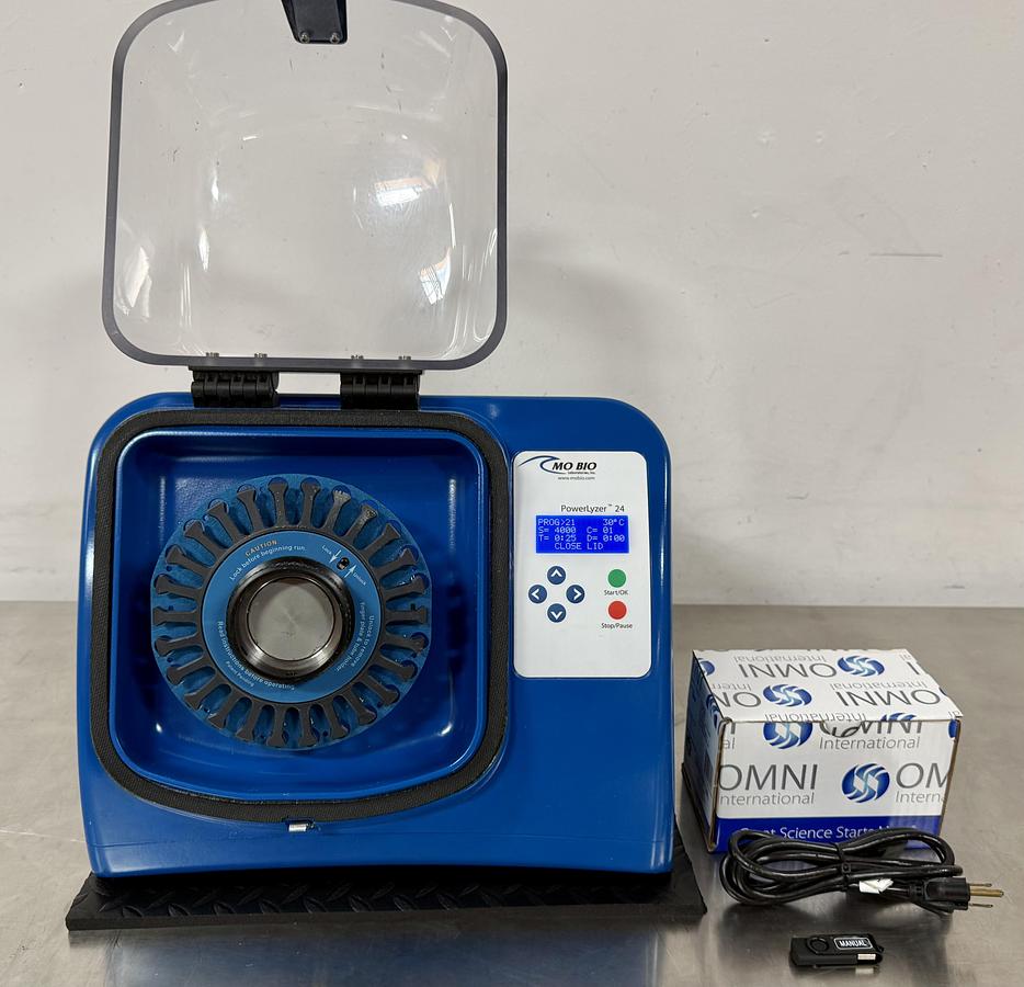 Used Qiagen PowerLyzer 24 Bead Homogenizer Ruptor 24 7ml Tubes w WARRANTY