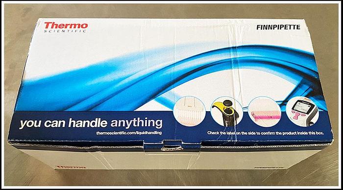 Used NEW Thermo 46200700 Finnpipette Novus Electronic 0.5-5ml Single Channel w WARRANTY