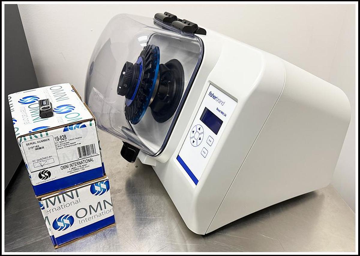 Used Fisher Bead Mill 24 Homogenizer w WARRANTY