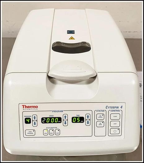 Used Thermo Shandon Cytospin 4 with Rotor & 4 Cytoclips w WARRANTY