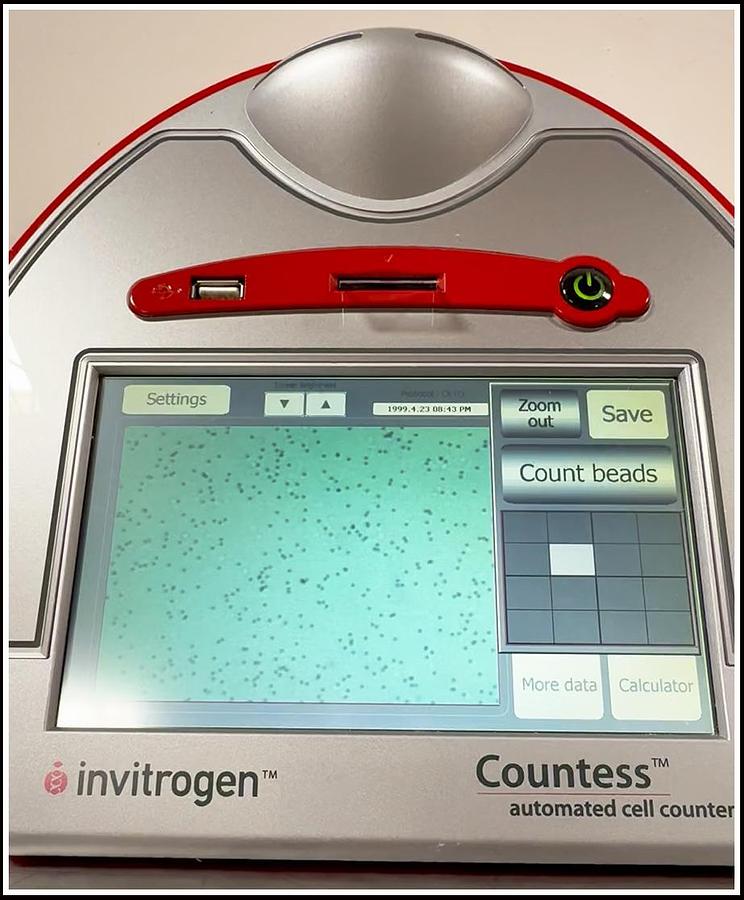 Used Invitrogen Countess Automated Cell Counter w WARRANTY
