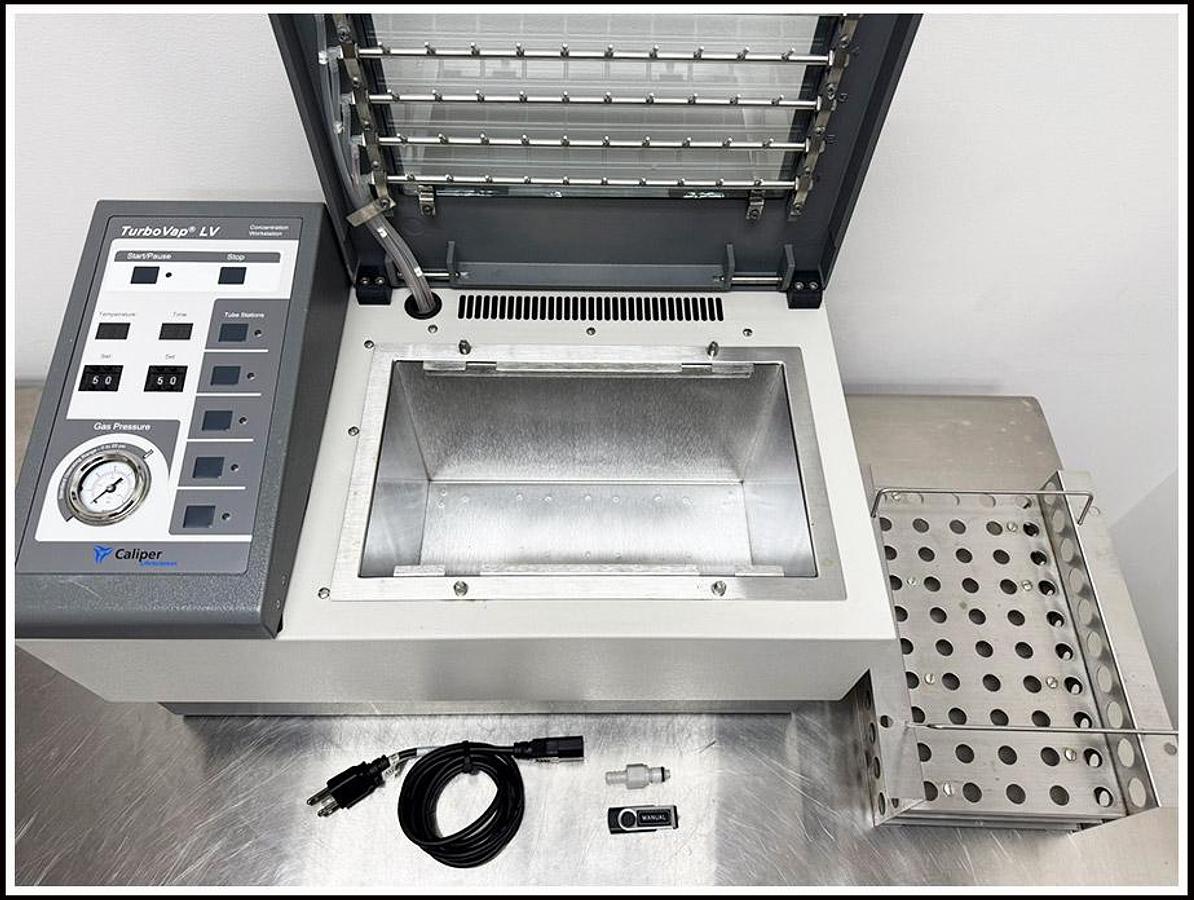 Used TurboVap LV Evaporator 13x100mm Tubes Caliper Biotage w WARRANTY