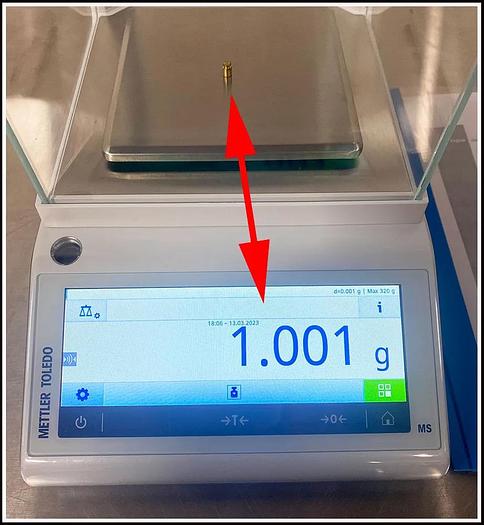 Used Mettler Toledo MS303TS Analytical Balance 320g w WARRANTY