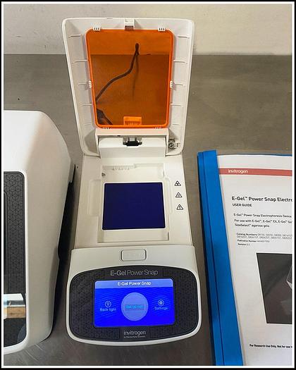 Used Invitrogen E-Gel Power Snap Electrophoresis System w Camera & WARRANTY