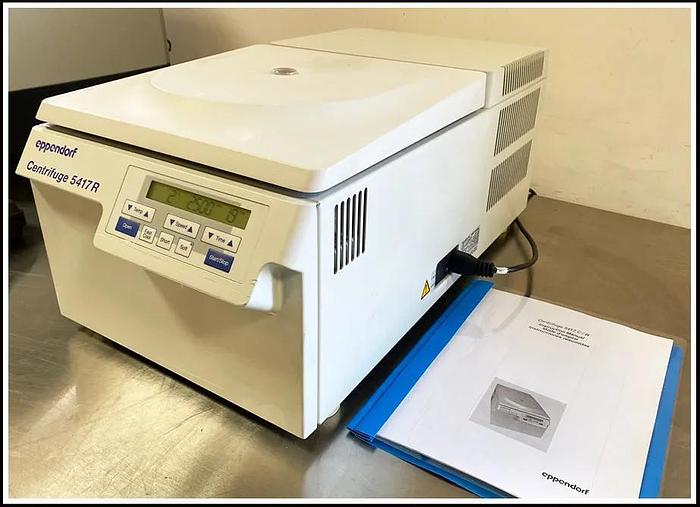 Used Eppendorf Centrifuge 5417R w F45-48-PCR Tube Rotor & WARRANTY