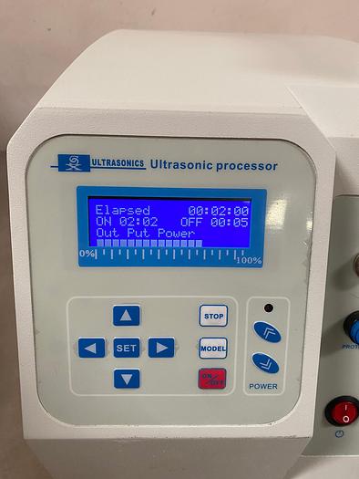 Used Ultrasonics Processor Sonicator Cell Disruptor 300 Watt w WARRANTY
