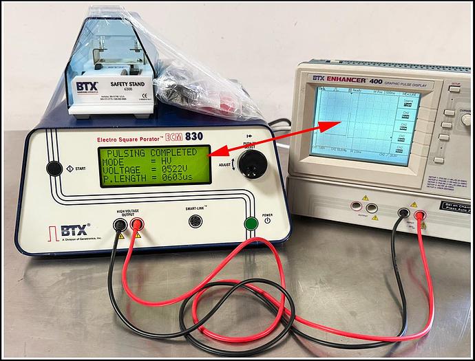 Used BTX Cell Porator Electroporation System ECM 830 w WARRANTY