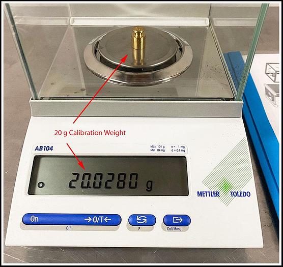 Used Mettler Toledo AB104 0.1mg Analytical Balance w WARRANTY