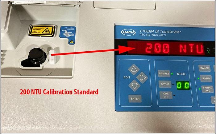 Used Hach 2100AN IS Turbidimeter w & Printer & WARRANTY