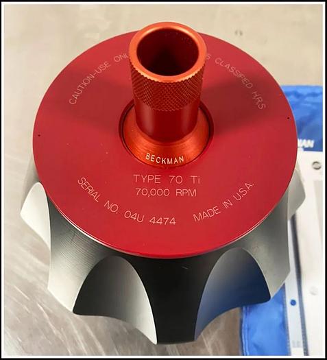 Used Beckman Rotor 70Ti Ultracentrifuge 70 Ti w WARRANTY