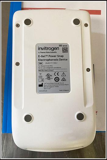 Used Invitrogen E-Gel Power Snap Electrophoresis System w Camera & WARRANTY