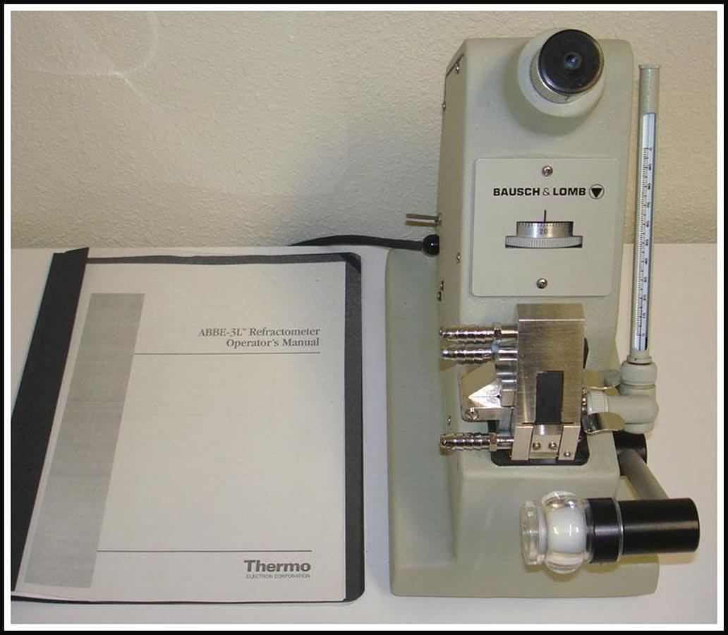 Used Thermo Bausch & Lomb Abbe 3L Refractometer w WARRANTY