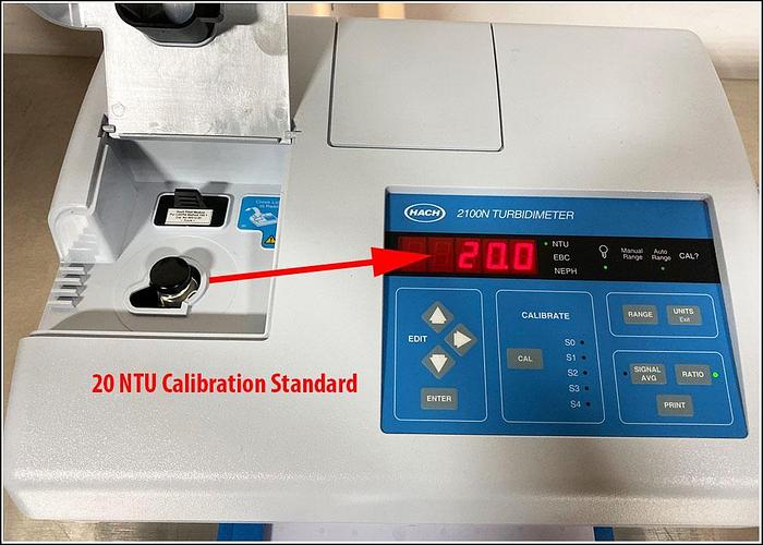 Used Hach 2100N Turbidimeter w WARRANTY