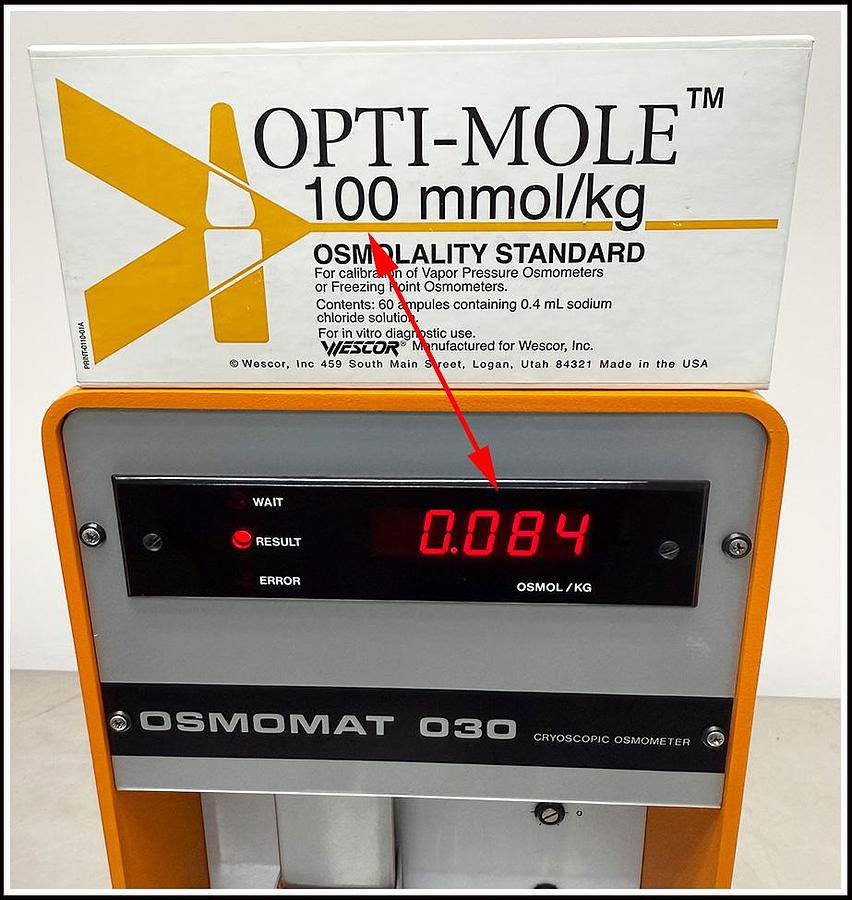 Used GONOTEC ELITECH Cryoscopic Osmometer OSMOMAT 030 w WARRANTY