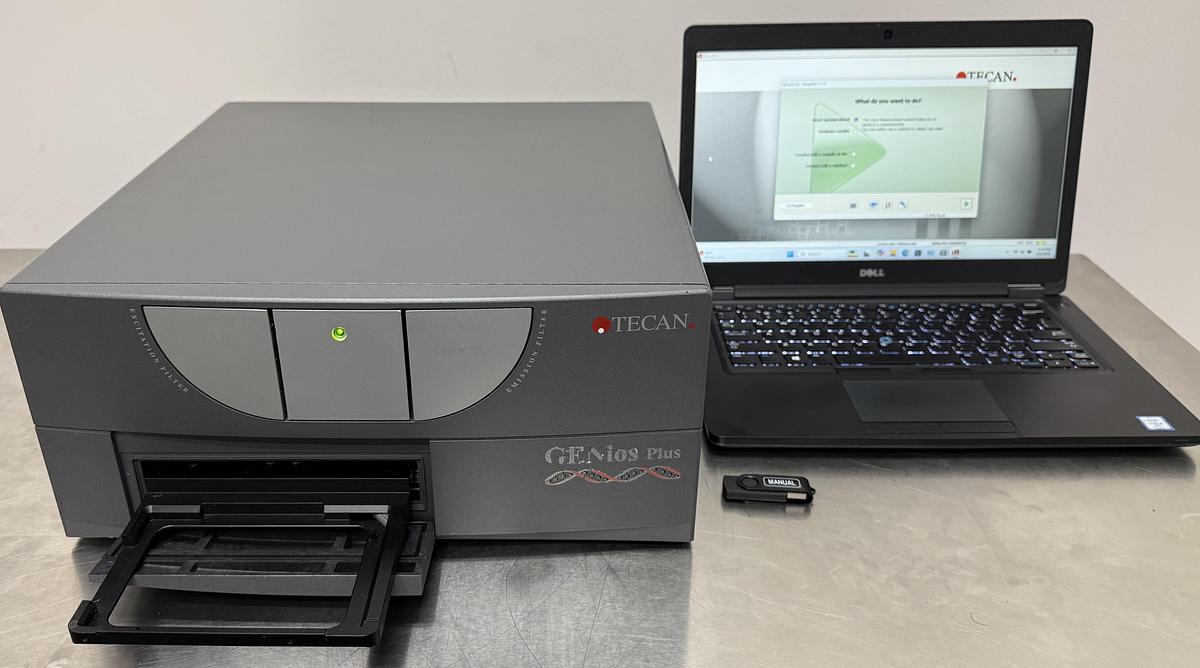 Used Tecan Genios Plus Microplate Multimode Reader Ab & FL & Lum w WARRANTY