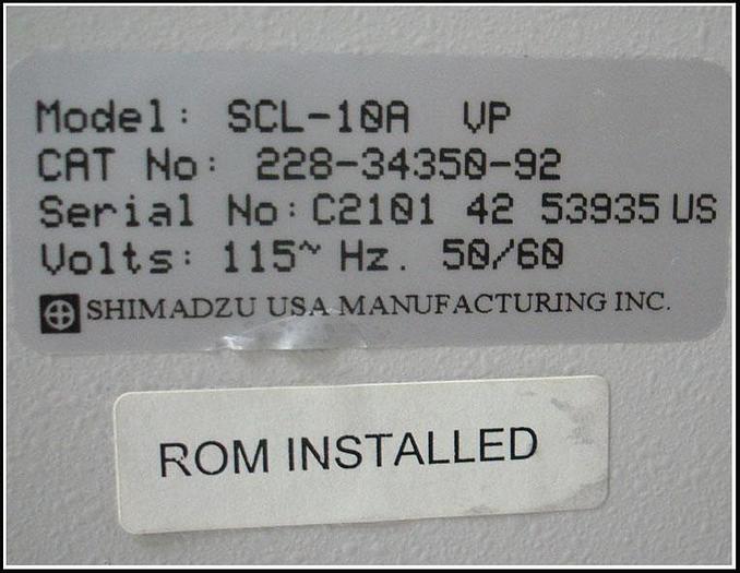 Used Shimadzu SCL-10Avp HPLC Controller w WARRANTY