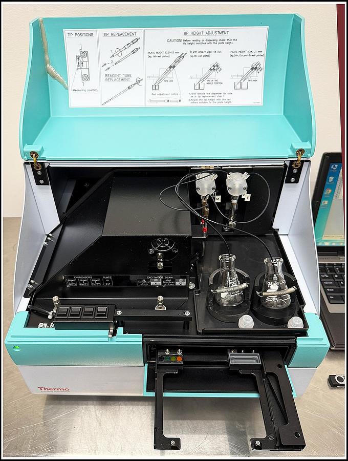 Used Thermo Labsystems Fluoroskan FL Multimode Fluorescence & Lum Reader W WARRANTY