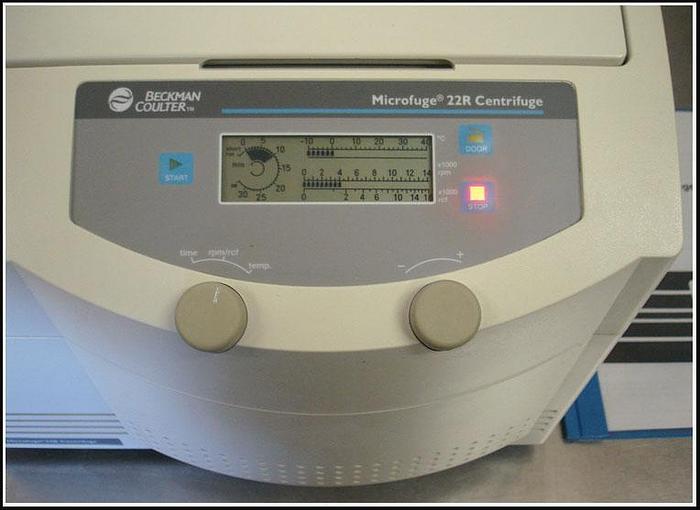 Used Beckman Micro Centrifuge Microfuge 22R Refrigerated w WARRANTY
