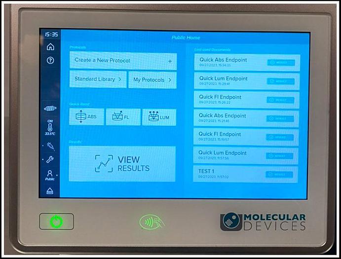 Used Molecular Devices SpectraMax iD3 Multimode Microplate Reader w WARRANTY