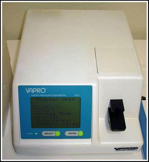 Used Wescor Vapor Pressure Osmometer Vapro 5520 w WARRANTY