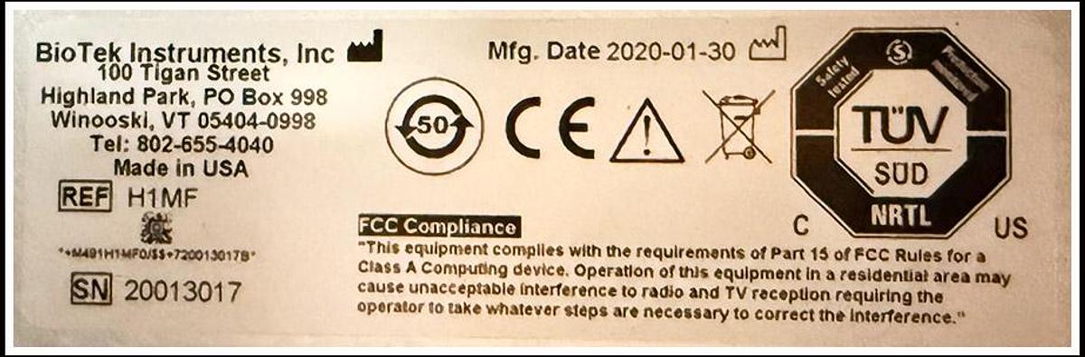 Used BioTek Agilent Synergy H1 Hybrid Reader Multimode w WARRANTY 