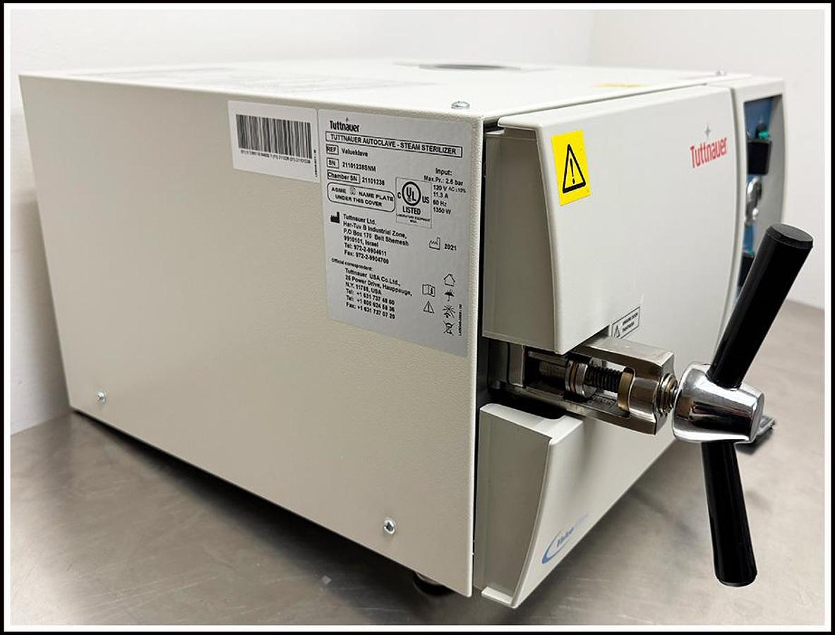 Used Tuttnauer ValueKlave Tabletop Autoclave w WARRANTY
