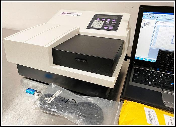 Used Bio-Tek ELx808 IU Microplate Reader w Incubator COMPLETE W WARRANTY