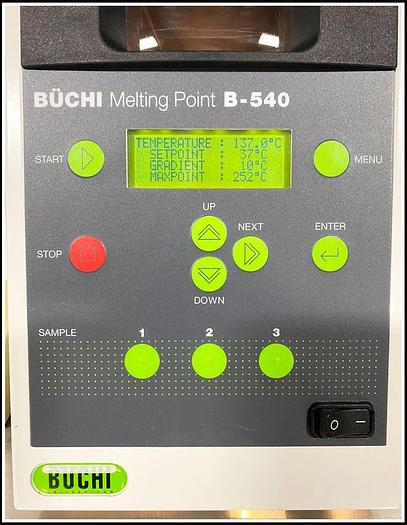 Used Buchi B-540 Melting Point Apparatus w WARRANTY