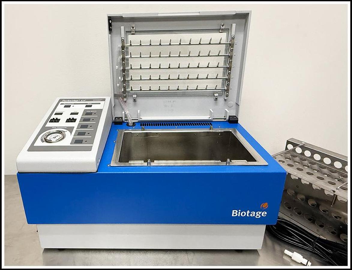 Used Biotage TurboVap LV Evaporator 16x120mm Tubes w WARRANTY
