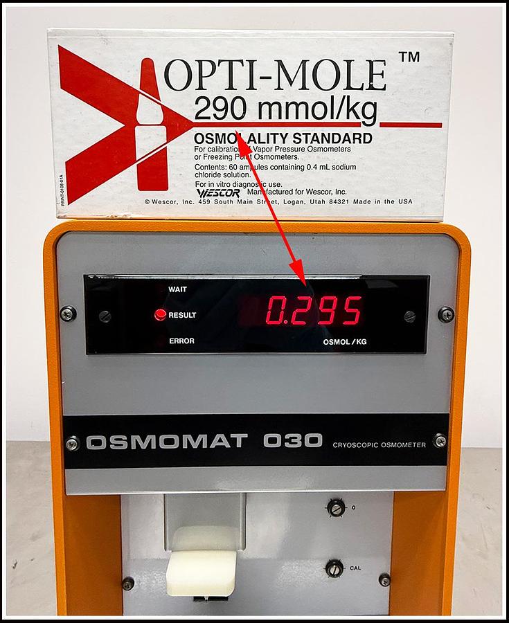 Used GONOTEC ELITECH Cryoscopic Osmometer OSMOMAT 030 w WARRANTY