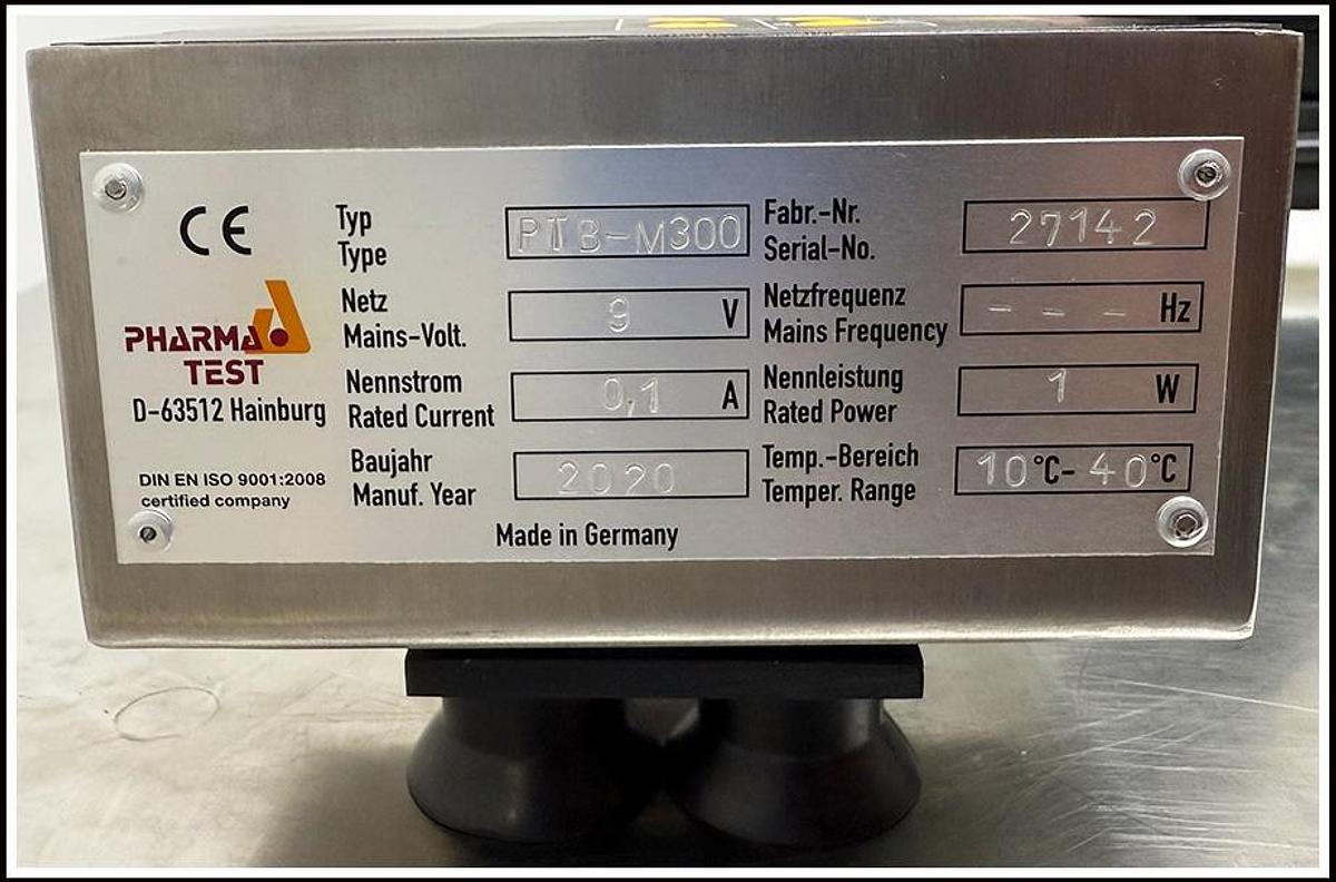 Used Pharma Test Pill Hardness Tester PTB-M w WARRANTY