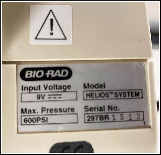 Used Bio-Rad Gene Gun Cat# 1652431 with Tubing Prep Station & WARRANTY