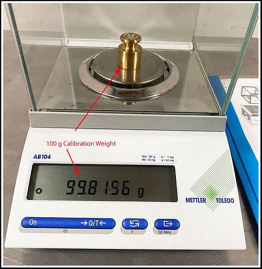 Used Mettler Toledo AB104 0.1mg Analytical Balance w WARRANTY