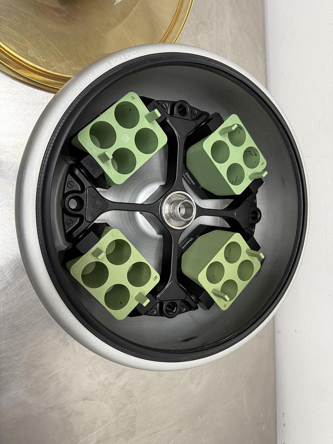 Used * Thermo Scientific BioShield 1000A Swing Bucket Rotor with 50ml Buckets