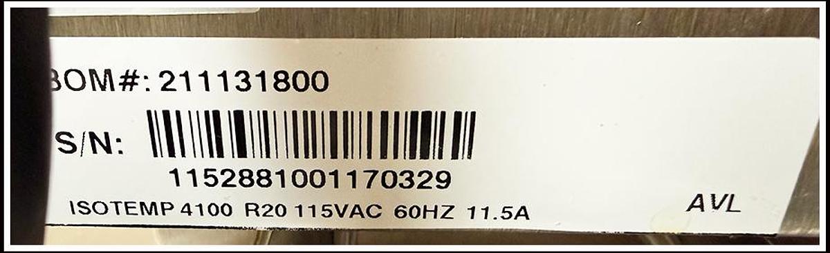 Used Fisher Isotemp 4100 Refrigerated Chiller Circulator Water Bath w WARRANTY