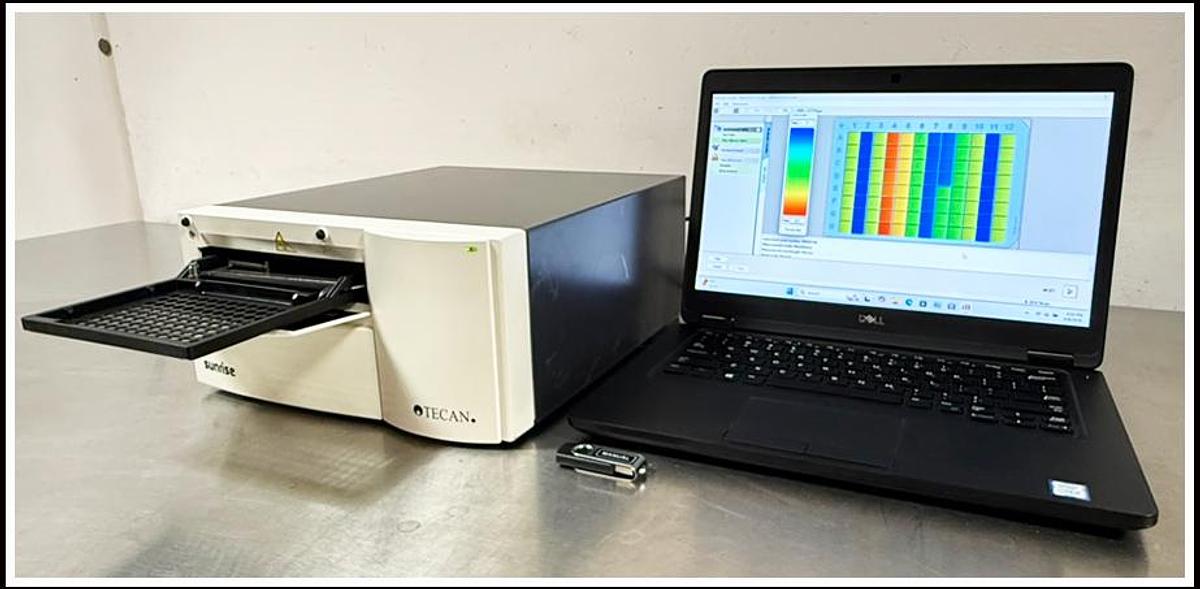 Used Tecan Sunrise Microplate Reader COMPLETE w WARRANTY