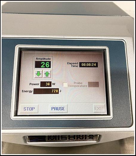 Used Misonix S-4000 Ultrasonic Sonicator Cell Disruptor COMPLETE w WARRANTY