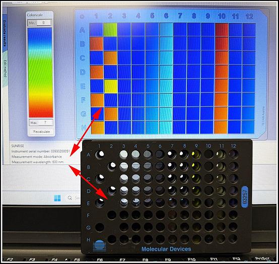 Used Tecan Sunrise Absorbance Microplate Reader 600nm Filter w WARRANTY!