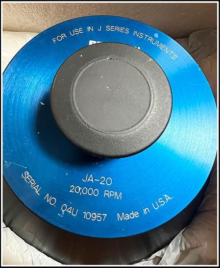 Used Beckman Rotor Coulter JA-20 Fixed Angle  w WARRANTY