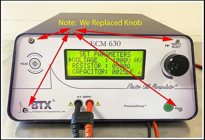 Used BTX Cell Porator Electroporation ECM 630 System w WARRANTY