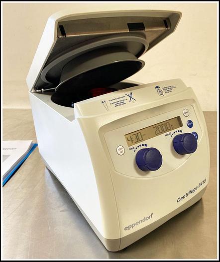 Used Eppendorf 5418 Microcentrifuge Centrifuge w WARRANTY