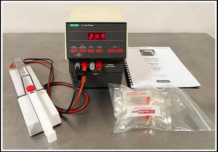 Used Bio-Rad E.Coli Pulser Cell Porator Electroporation System COMPLETE w WARRANTY